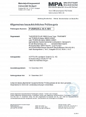 Сертификат качества эмали VARIOPUR PLUS 33800-6-RAL/ L331xxxx (базис 33800) Votteler